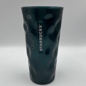 Starbucks Dark Green Mottled Glass Cold‎ Cup Tumbler 18 Oz Fall 2021